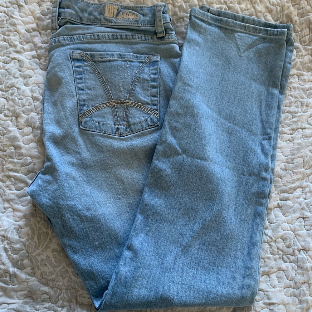 Kut from the Kloth Light Blue Katy Boyfriend Jeans